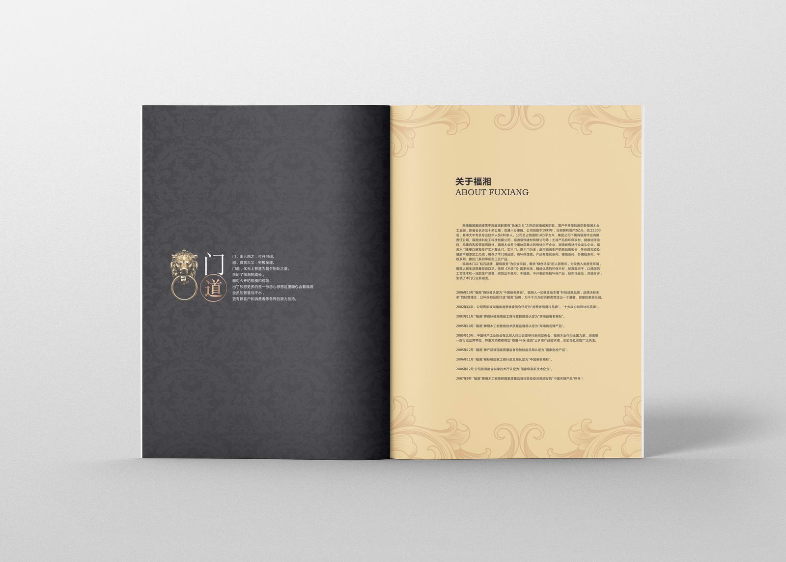 長沙木門畫冊設計